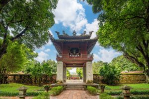 View,Of,Khue,Van,Cac,Pavilion,In,Temper,Of,Literature